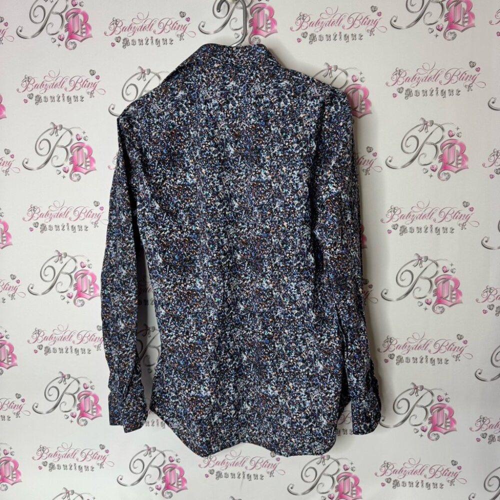 Jared Lang Button Down Galaxy Cosmos Multicolor P… - image 3